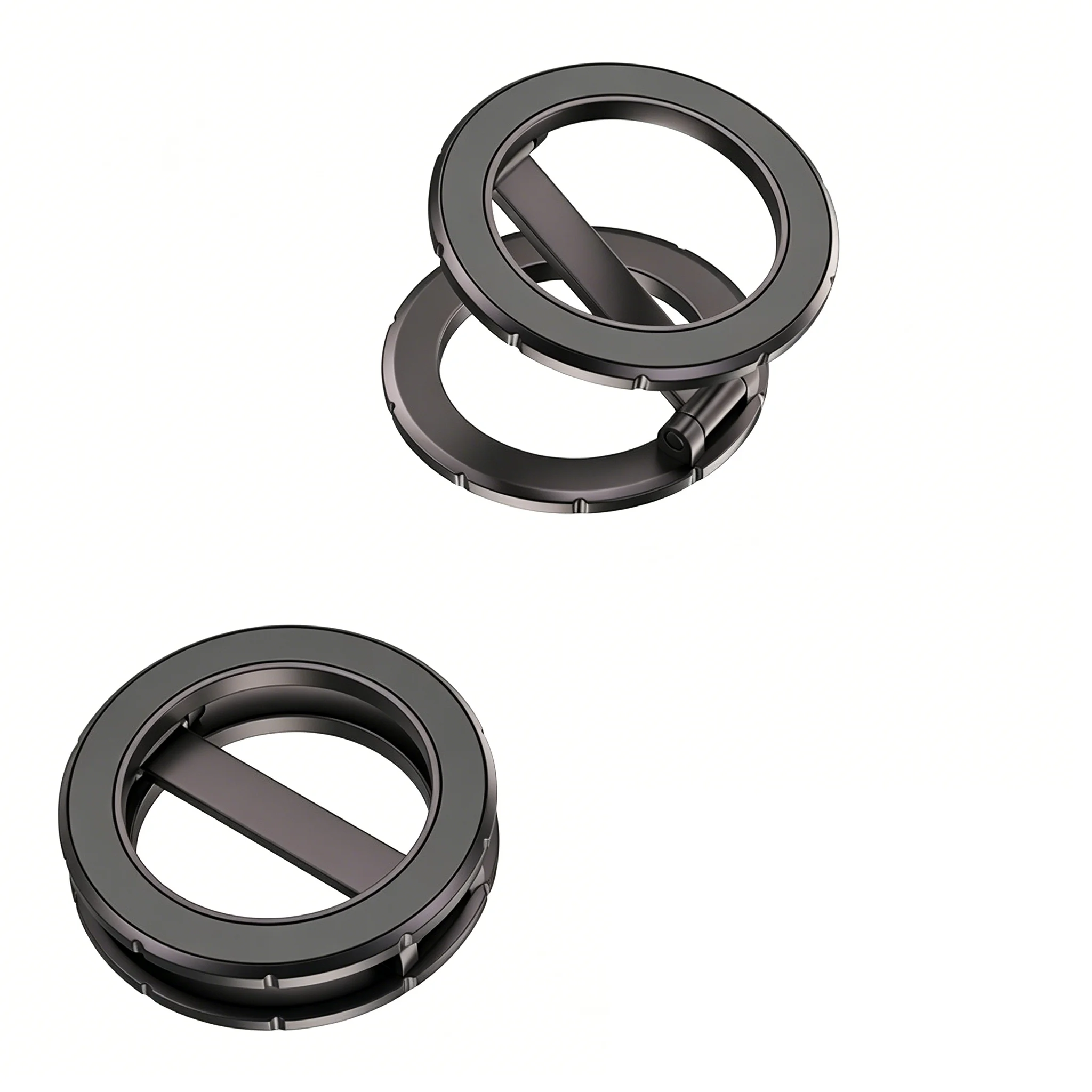 Dual-Sided Magnetic Ring for Universal Phone Mounts