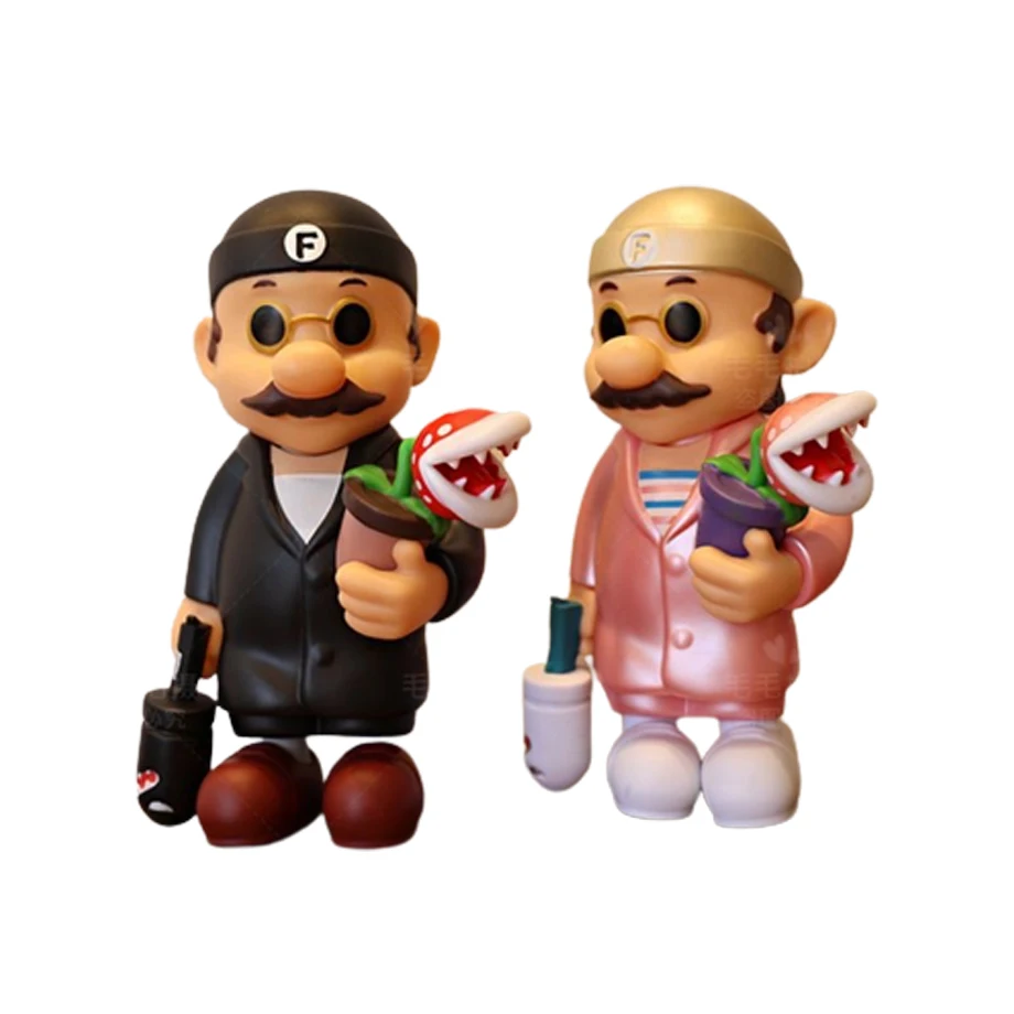 

Surper Mario Bros PVC Model Figure Fools Paradise Pattern Super Large Leon kennedy Anime Figure Collectible Toy for Kids Gifts