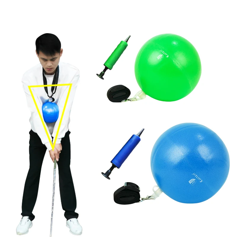 

Golf Swing Trainer Smart Ball Assist Posture Correction Practice Aids With Inflater Rubber Intelligent Impact Ball Golf Supplies