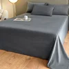 2024 New High Gram Heavy Milk Velvet Solid Color Single Product Bed Sheet Thickened Warm Mattress Cover Skin Friendly Bedding 1