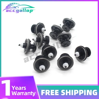 10x Interior Door Trim Panel Card Clips 6Q0868243 For VW Volkswagen Touran Tiguan Golf Passat Polo Car Plastic Rivets Fasteners