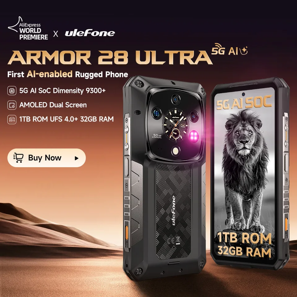 UleFone armor 28 Ultra 非サーマルバージョン Amazon.com: Ulefone Armor 28 Ultra Thermal Version, 5G AI Rugged
