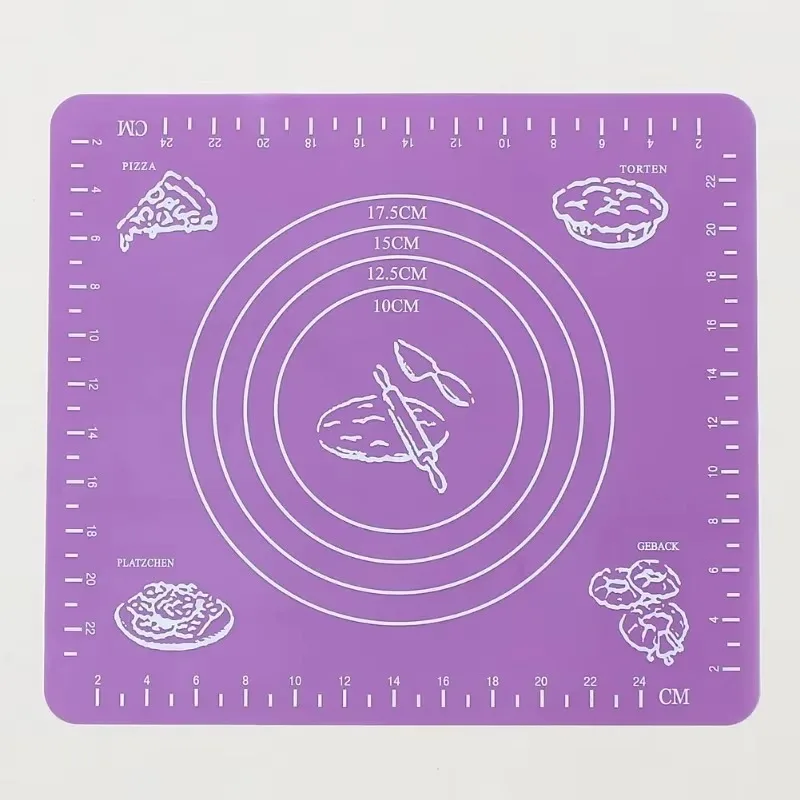 1PC Baking Special Silicone Pad Kneading Pad Large Size 45 * 64 with Scale Kitchen Tool for Rolling Dough Making Rack Cake Board