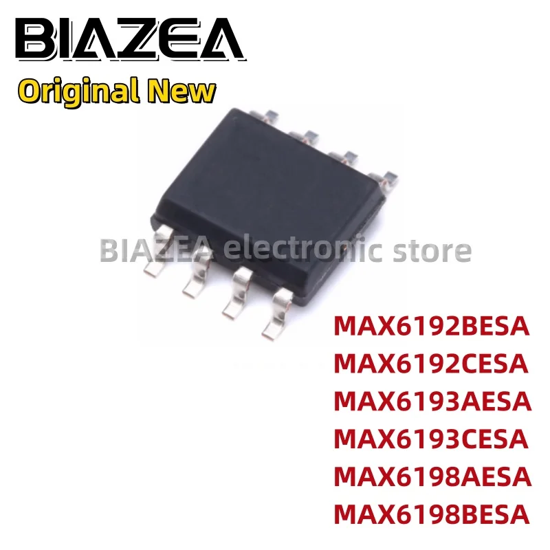 

Набор схем MAX6192BESA MAX6192CESA MAX6193AESA MAX6193CESA MAX6198AESA MAX6198BESA SOP8, 1 шт.