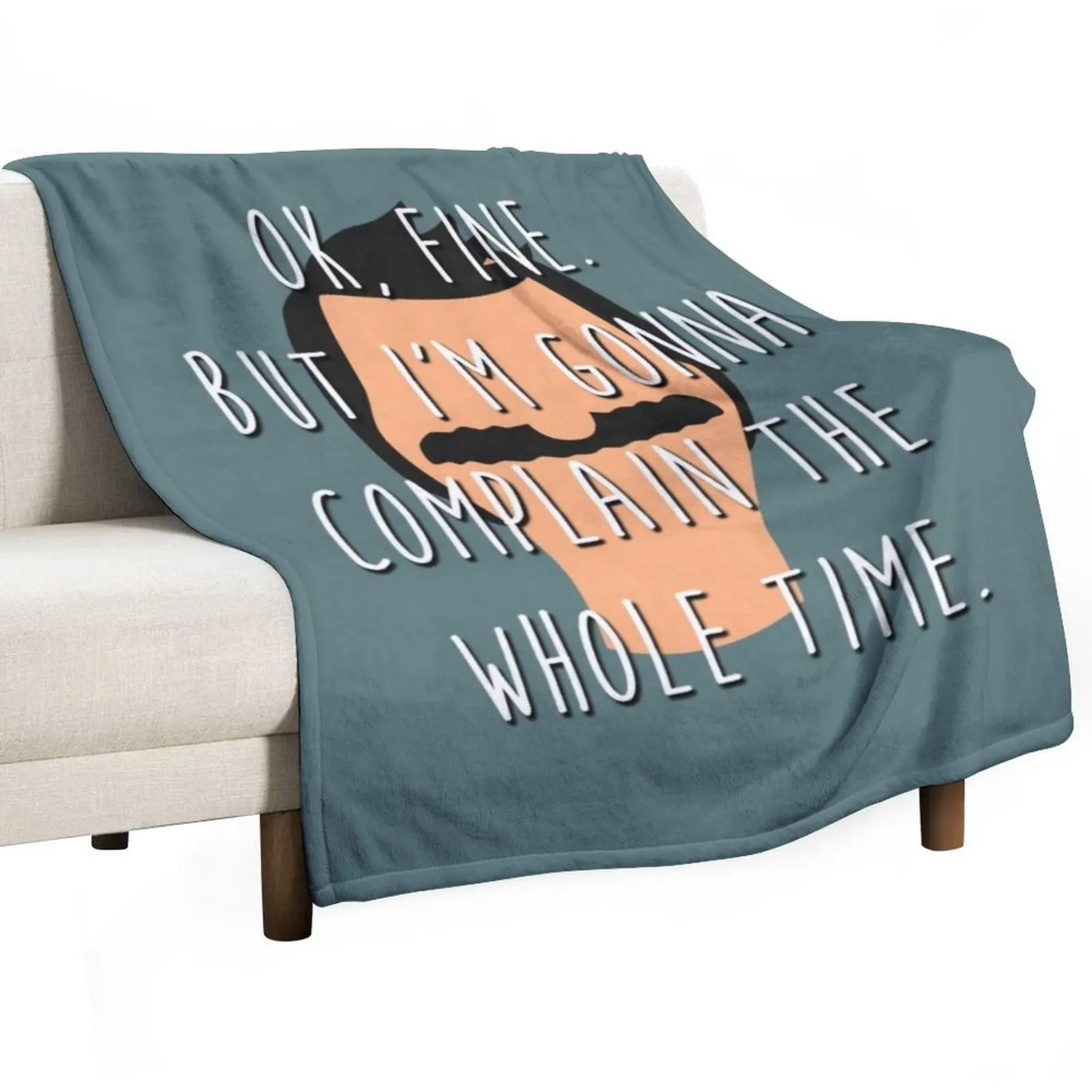 

ok fine Throw Blanket fluffy Plaid Soft Blankets