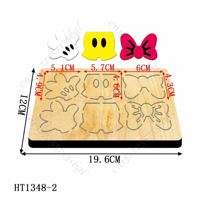 Description Picture 3 of itemCutting dies - New Die Cutting And Wooden Mold,HT1348 Suitable For Common Die Cutting Machines On The Market.