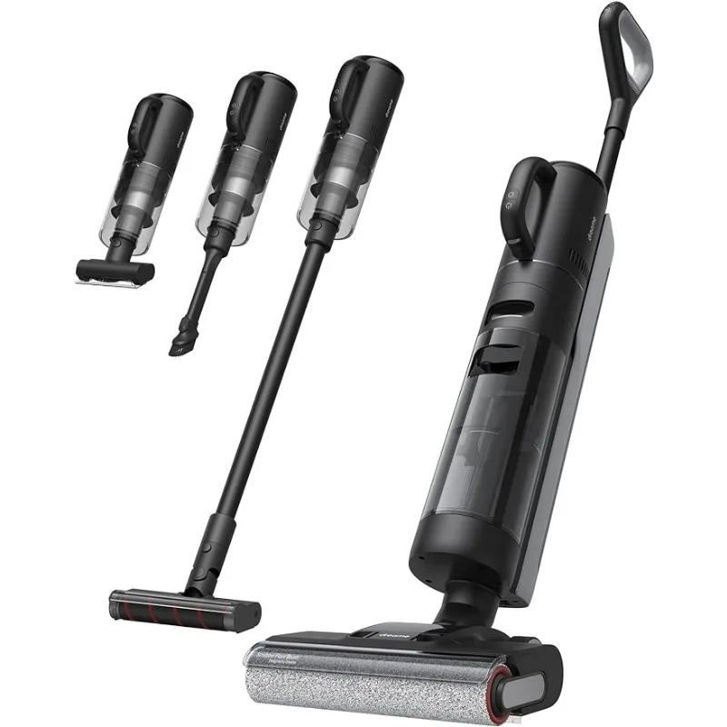 

Dreametech H12 Dual Smart Wet Dry Vacuum, Floor Cleaner Mop Combo 4-in-1 Cordless Vacuum for Multi-Surface