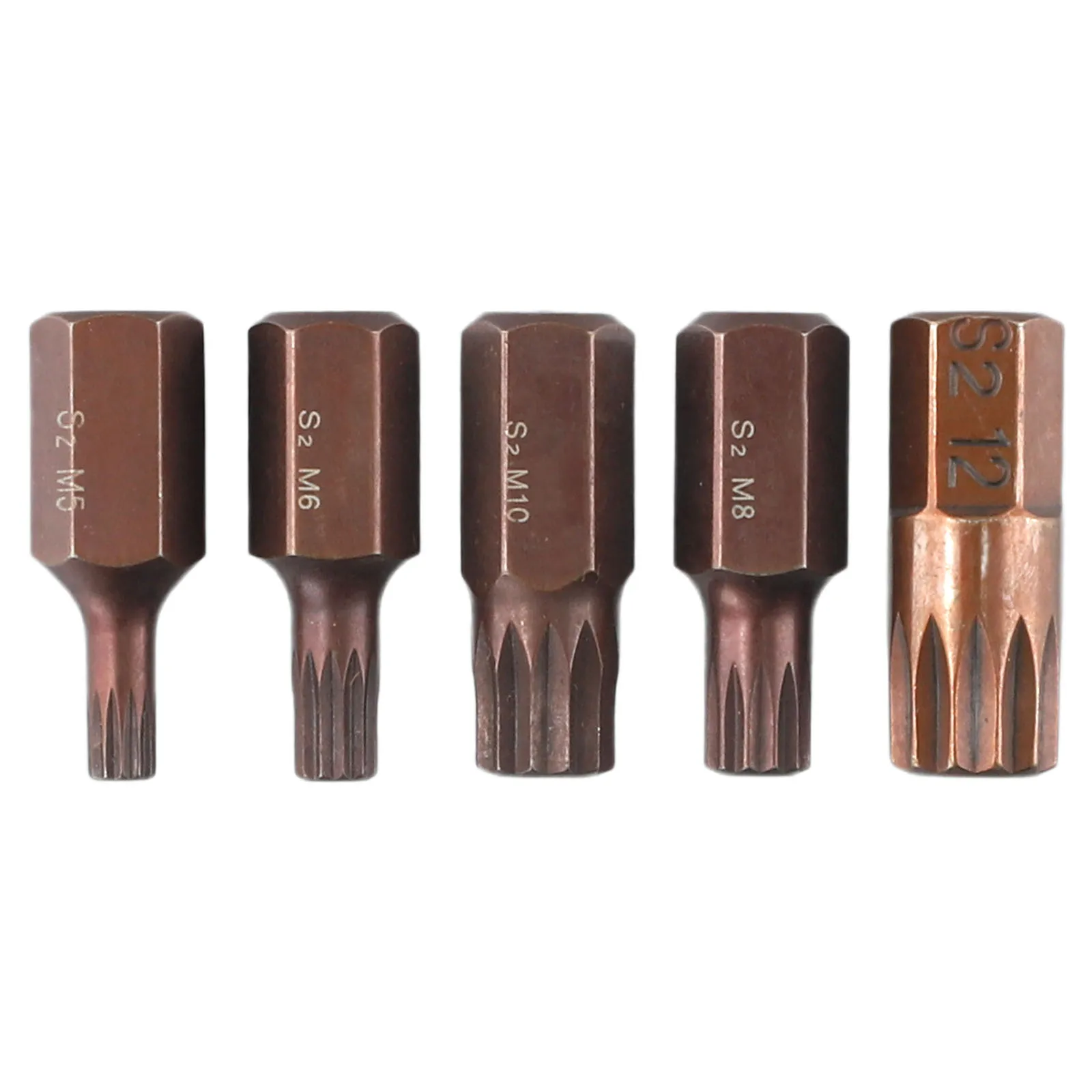 

5pcs M5-M12 30mm Star Screwdriver Bit 10mm Hex Shank Alloy Steel Magnetic Screwdriver Bits For Impact Screwdriver Hand Tools