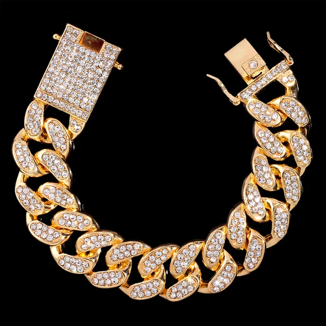 20MM Wide Women HipHop Golden Thick 