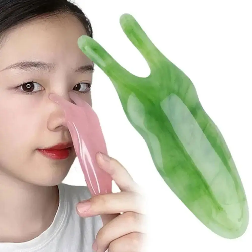 

Resin Face Lifting Scraping Massage Tools Massage Massager Nose Reduce Lifting Nose Plate Puffiness U7m3