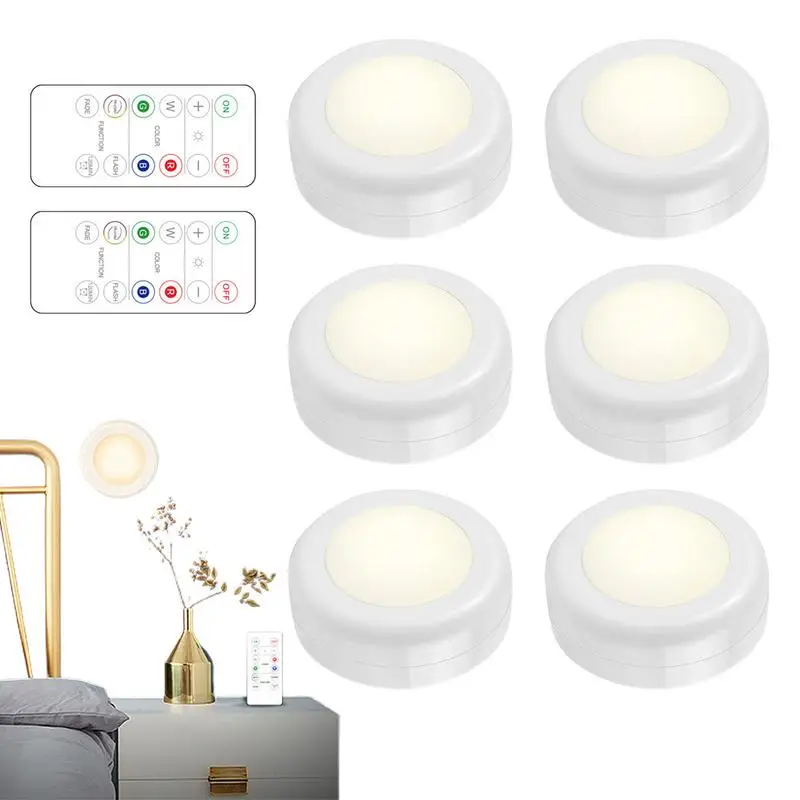 

Wireless Under Cabinet Lighting Battery Operated LED Cabinet Lights With Changeable Colors Home Decor Products For Closet Wine