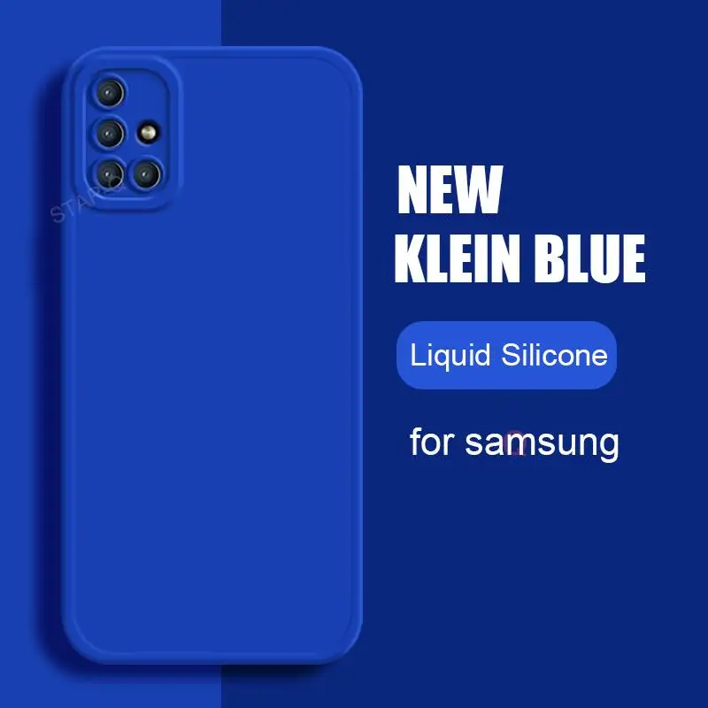 Klein Blue Matte Silicone Case with Camera Protection