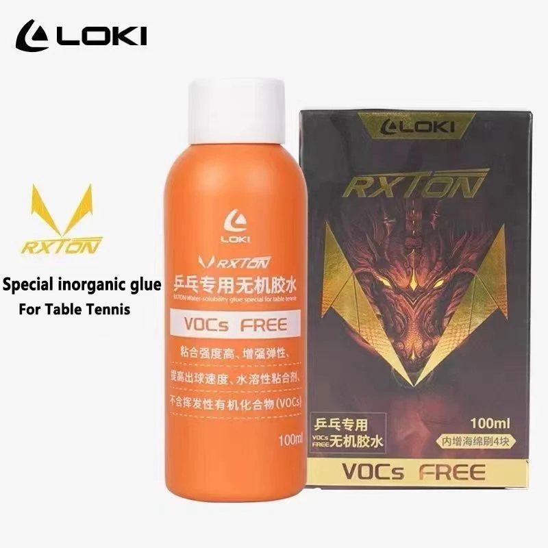 Originální LOKI waterbased lepidlo 100ml voda lepidlo pro stůl tenis rámus ping pong příslušenství ITTF schváleno NO-V.O.C