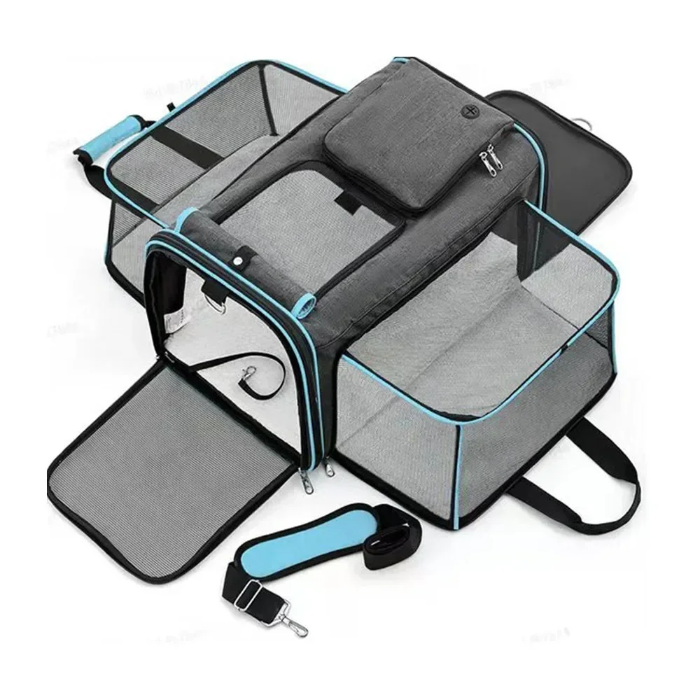 

Puppy Cat Shoulder Transport Breathable Carrier Carriers Dog Handbag Pets Outgoing Portable Travel s Pet Bag Foldable