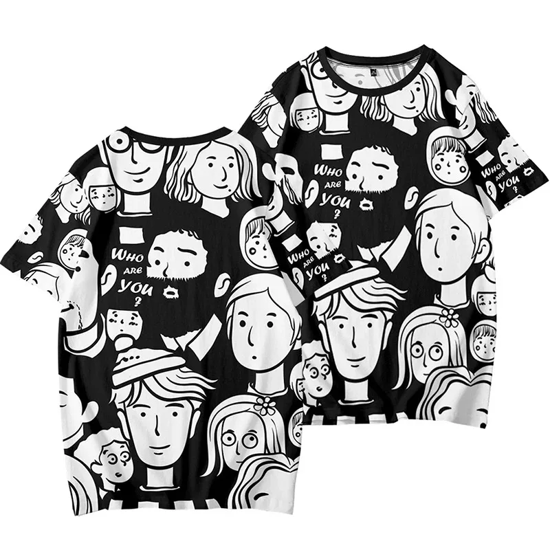 Fashion printing fox mask 3d t-shirts sports style hip hop shirts men women tops o-neck short sleeve boys girls t-shirts t-shirt