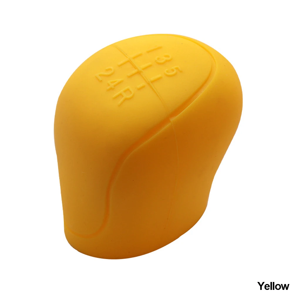 Kaki - Couvercle de pommeau de levier de vitesse en silicone pour