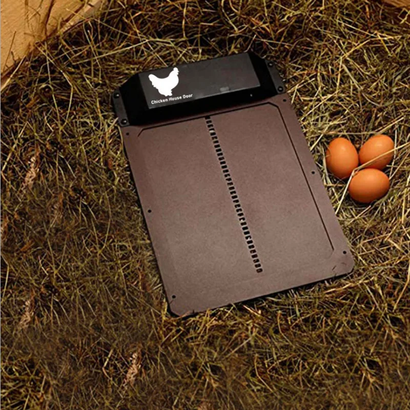 

Light sensor fully automatic chicken house door opener with light sensor and timer function IP44 chicken house cage door kit