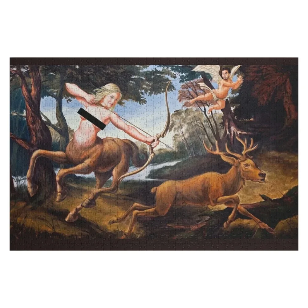 

Leslie Knope, Goddess of the Hunt Jigsaw Puzzle Wooden Compositions For Children Jigsaw Pieces Adults Wooden Name Puzzle