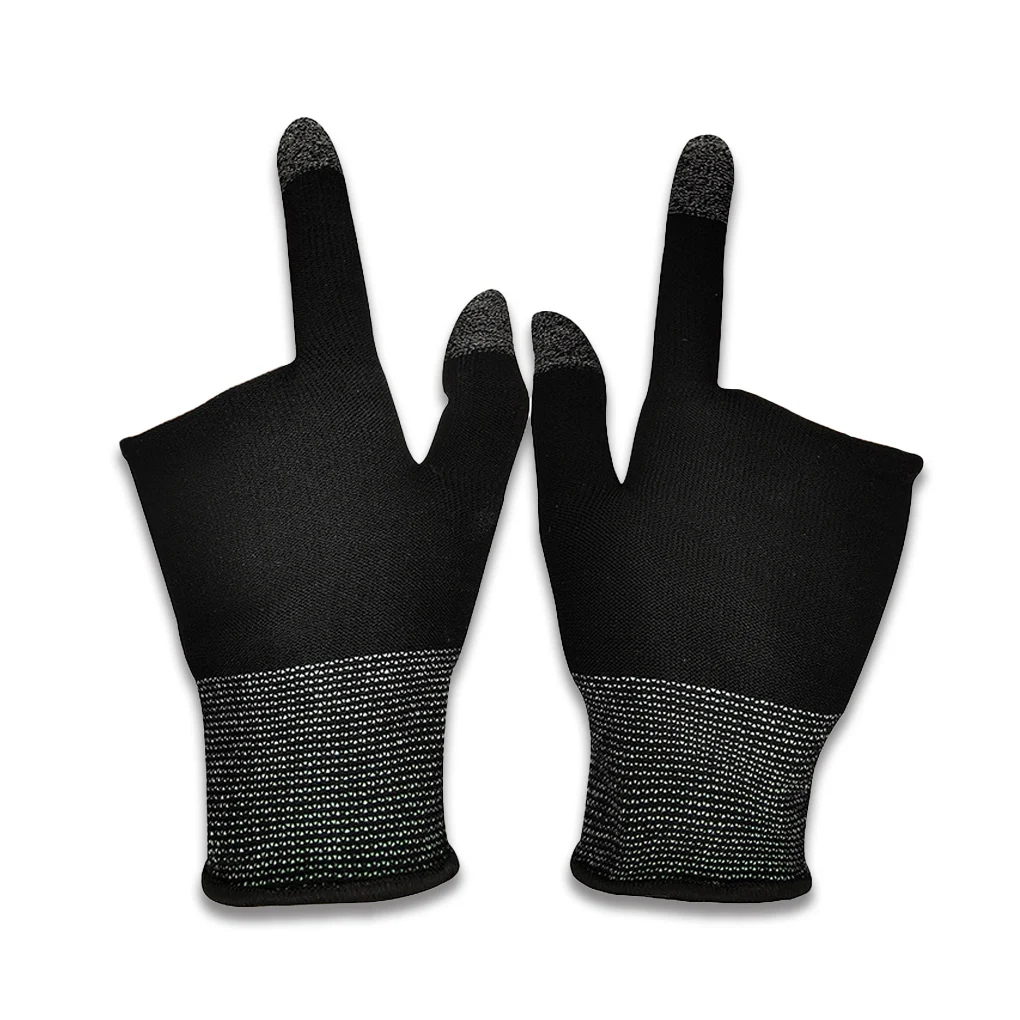 2pcs Finger Thumb Sleeve Gloves For Gamer Non-scratch Portable Mobile Gaming Gloves Gaming Accessories Comfortable Sweat Proof