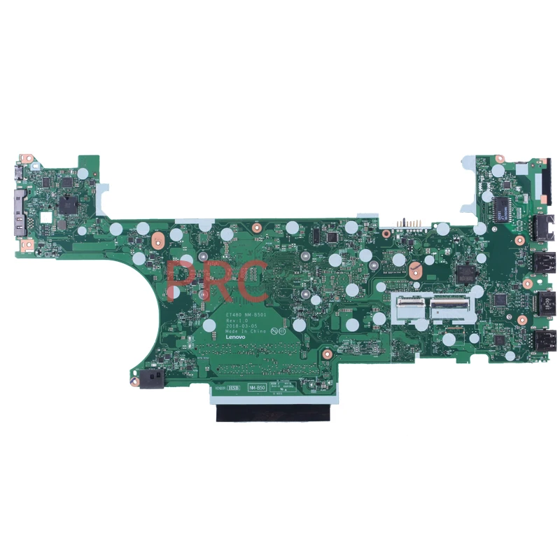 ET480 NM-B501 For Lenovo Thinkpad T480 Laptop Motherboard i3