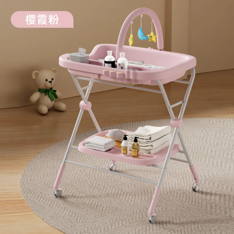 Newborn Baby Care Table Multi-functional Change One Piece Folding Kids Diaper Table Baby Changing