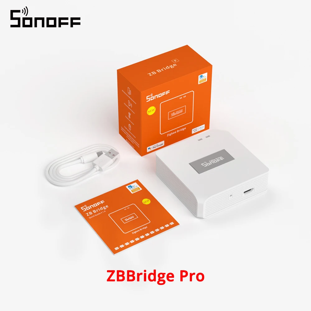 SONOFF Zigbee Indoor Temperature Humidity Sensor, SNZB-02D LCD Zigbee Thermometer Hygrometer, Works with Alexa & Google Home for Remote Monitoring