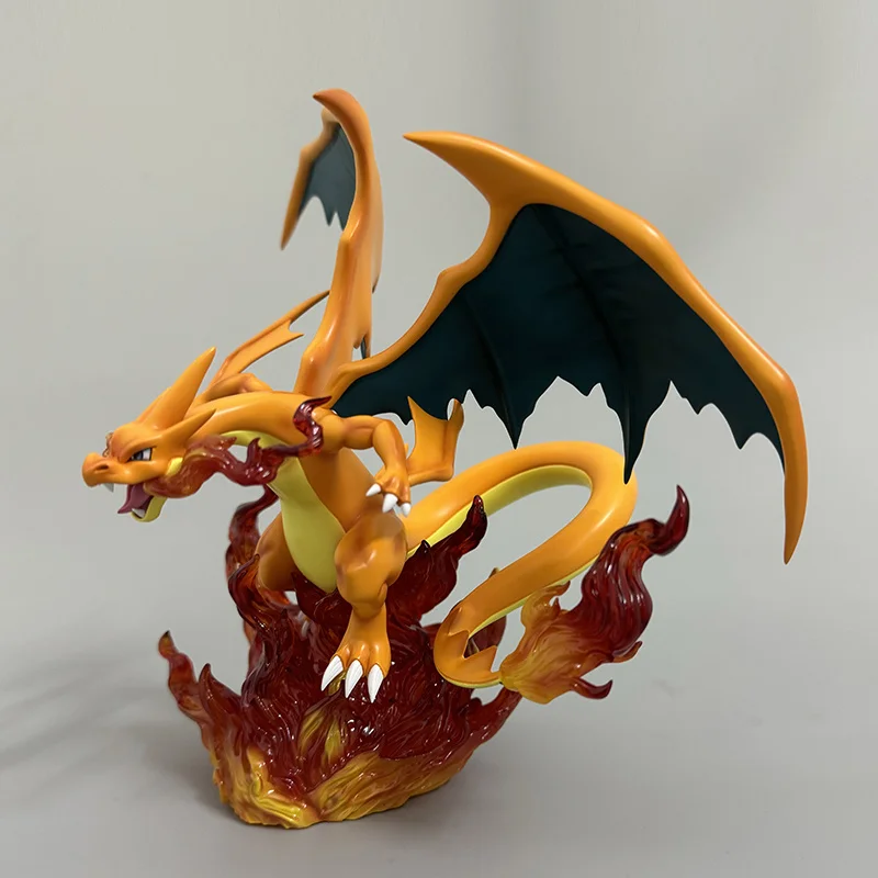 Pokemon Anime Figure Doll Pendant Pallet Town Y Charizard Gk Garage Kit Model Statue Pet Elf Toy Pvc Children Christmas Gift