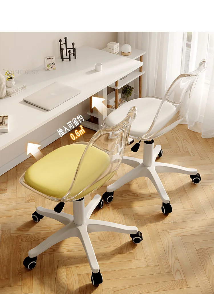 Description Picture 5 of itemModern Fashion Chairs Gamer Home Backrest Gaming Chair Computer Office Chair Simple Bedroom Study Rotating Lift Task Chair