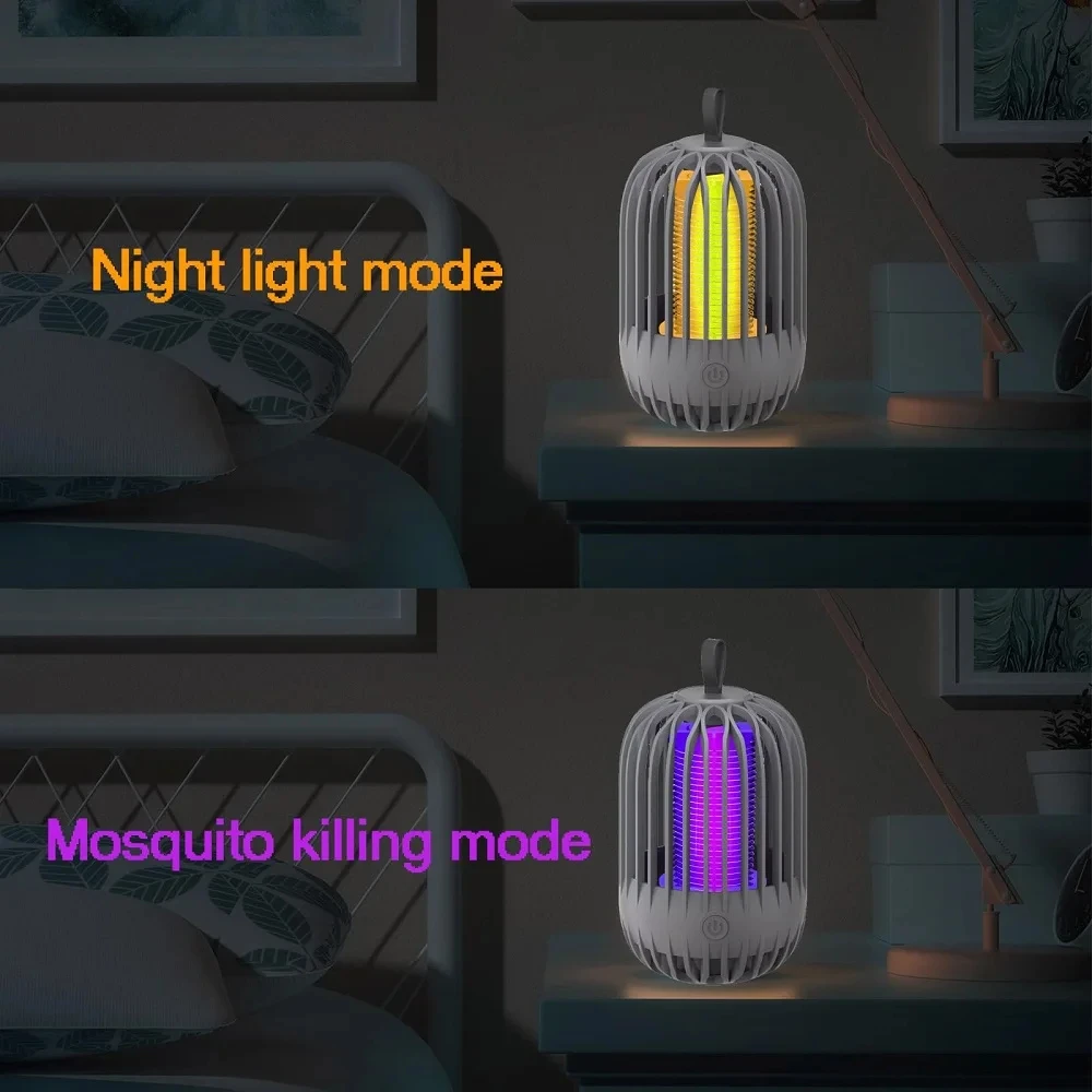 Mosquito Killer Lamp USB Charge Portable Camping Electric