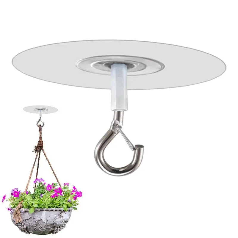 

Transparent Adhesive Ceiling Hook For Plants Lights Balloons Home Decoration Tools For Plants Wind Chimes Decorations Lights