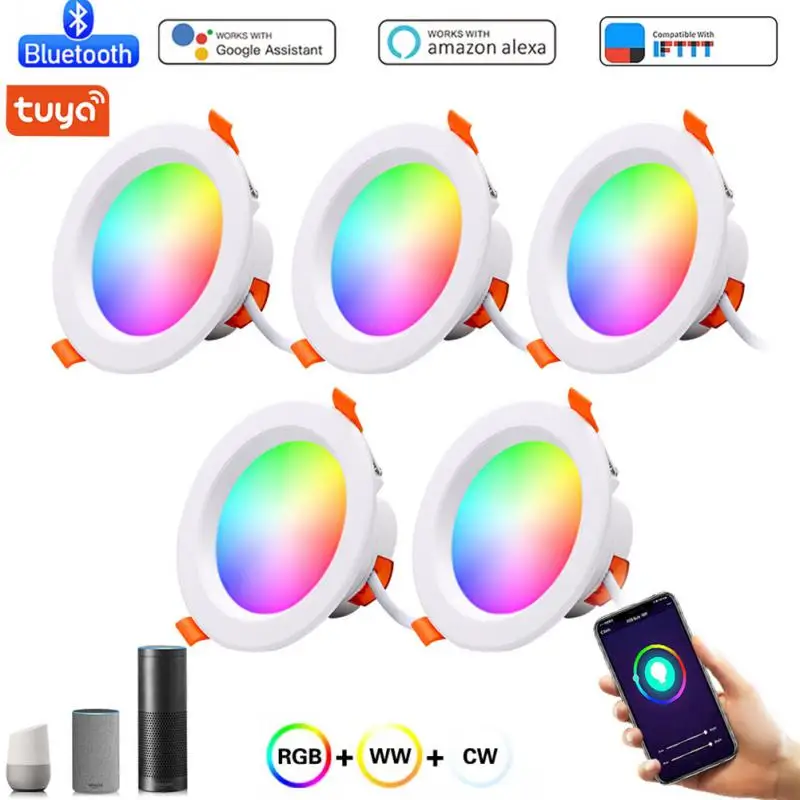 downlight-led-regul-vel-com-l-mpada-azul-de-dente-spot-light-embutida