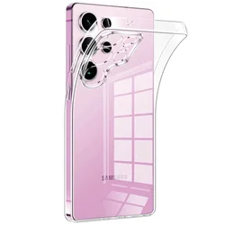 Ultra Thin Transparent Silicone Soft Case - Clear Back Cover, TPU Slim Shell for S26FE (Clear)