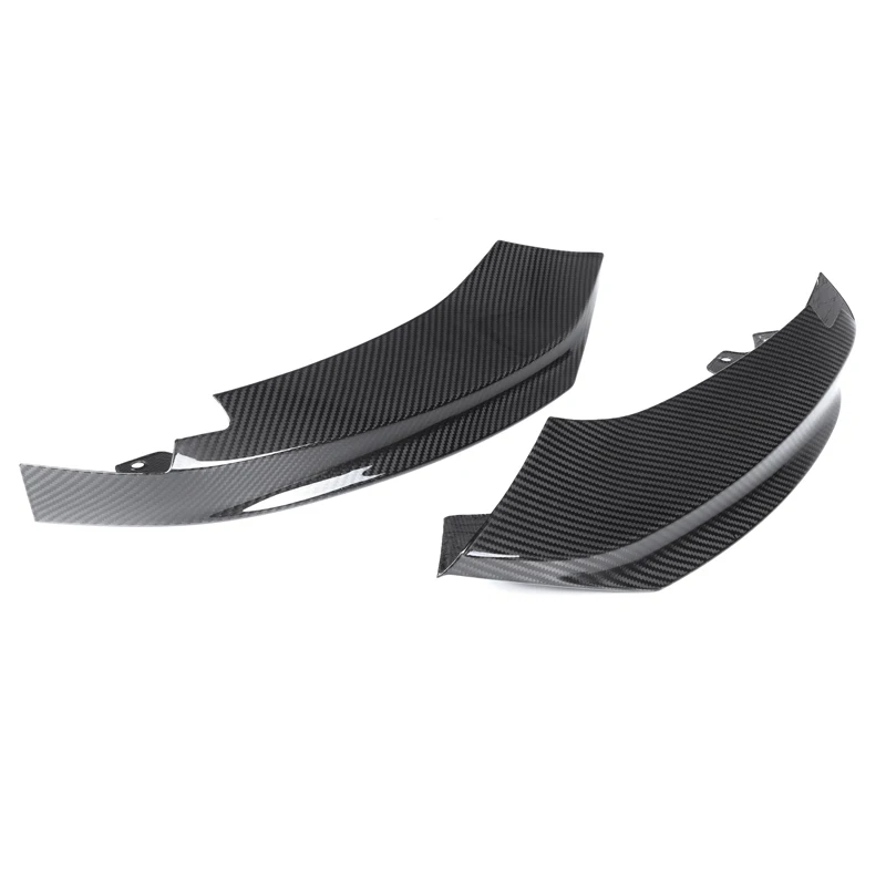 Dry Carbon M Performance Front Bumper Canards Trim For BMW F32 F33 F36 M Sport Only 2014- Car Styling Splitter Lip Spoiler