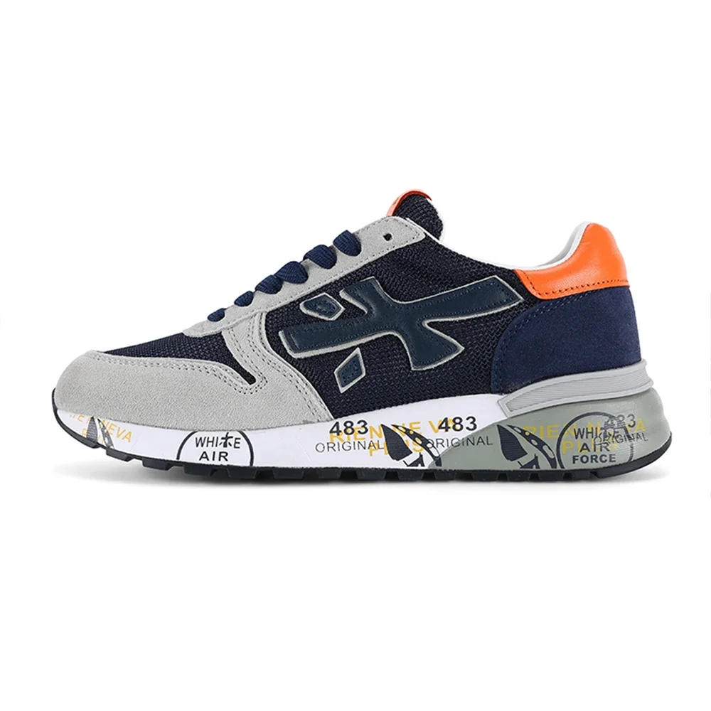 Premiata Scarpe Sportive Casual Da Uomo In Mesh Di Lusso Leggero Retrò Americano Da Uomo Street Trend Scarpe Da Jogging Traspiranti Leggere