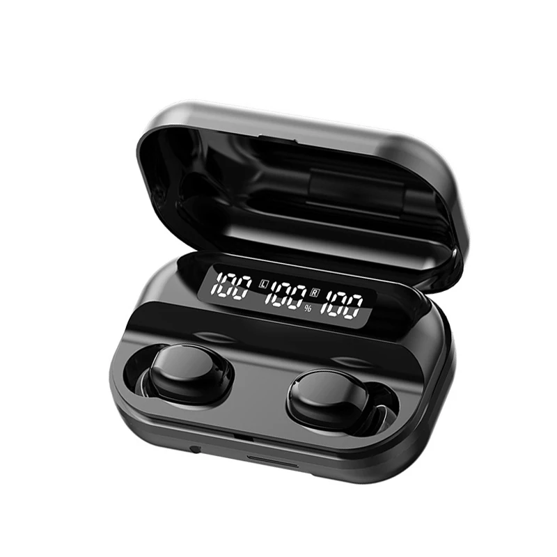 

New T3 TWS Bluetooth Headset Hearing aid Outdoor Sports Wireless Headset with charging case Power display Touch control Headset