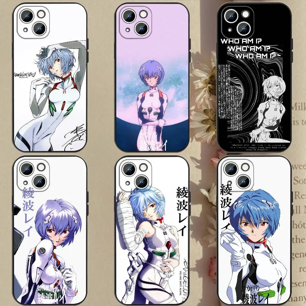 Anime Girl Phone Case - Ayanami Rei Silicone Soft Cover