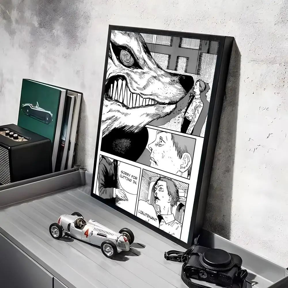 C-Kettensäge Mann Anime Poster Aufkleber HD wasserdichte Malerei Wandkunst für Schlafzimmer Wohnzimmer Home Decor Dekoration Geschenk – Detail 14