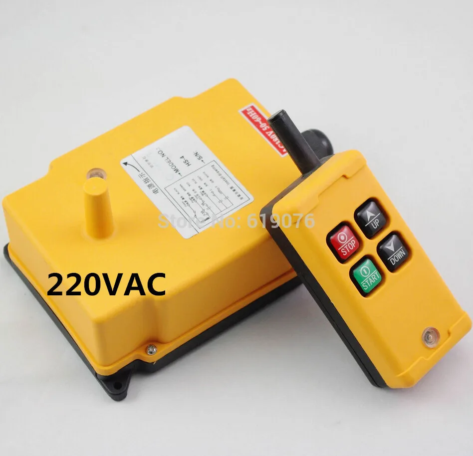 HS-4 220VAC 4 Channels Hoist Crane Radio Remote Control System