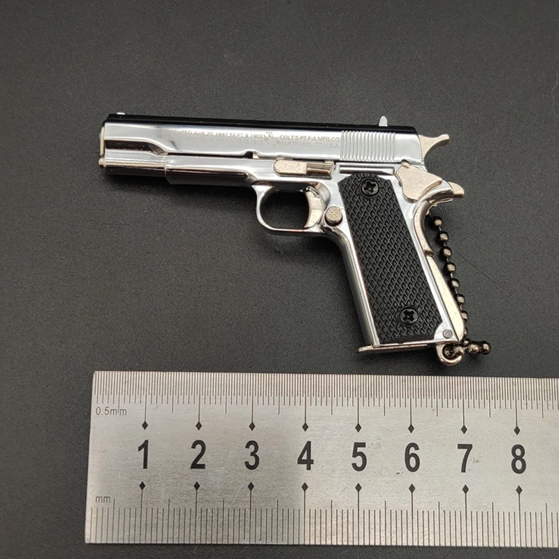 

Mini Gun Keychain without Bullets Pistol Revolver Military Tactical Clava Bullet