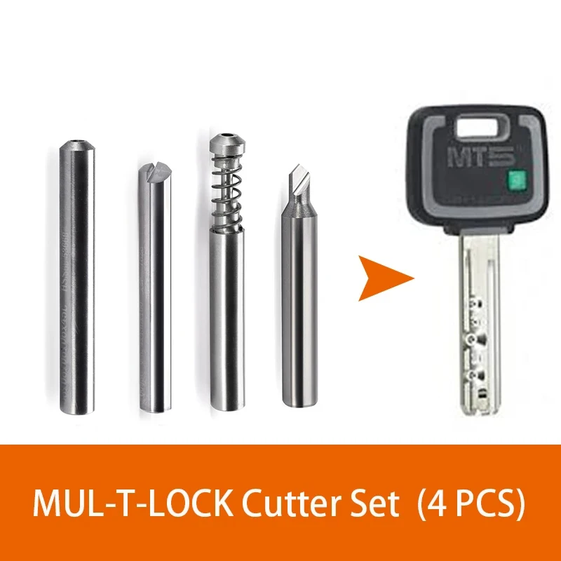 

Locksmith Tools Carbide Mul-t-lock Key Cutter 4pcs Set for Key Cutting Machine Multi Lock Dimpling Duplicating Locksmith Tools