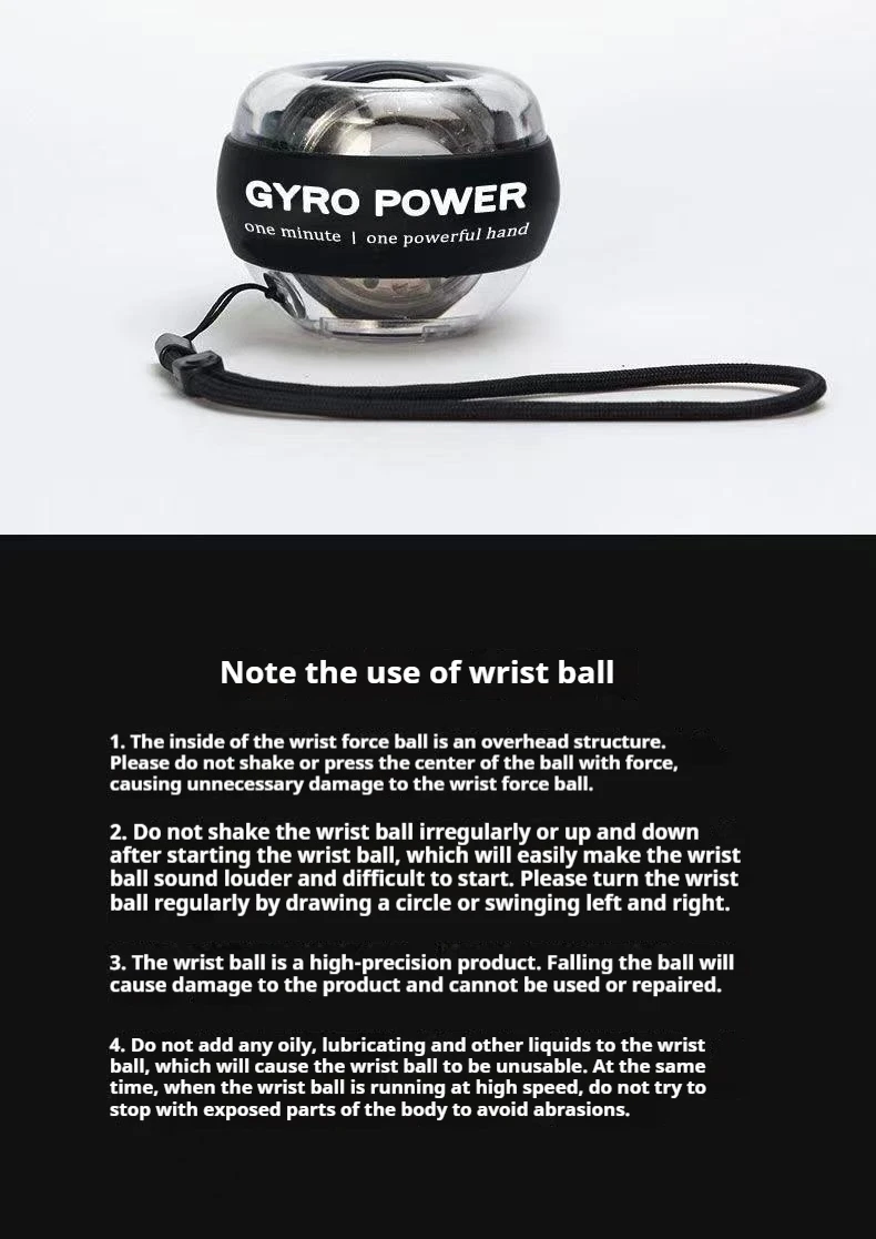 Componentele bilei gyro afișate vizual