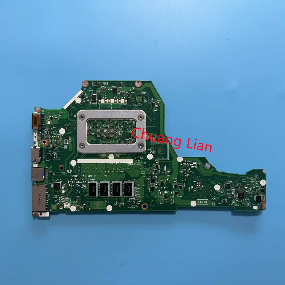 Acer aspire LA-E891P A315-53 A315-53G A515-51 ラップトップ マザーボードA515-51G CPU 4GB コンピューター テスト作業用の新しいi3-7100Uマザーボード C5V01 LA-E891P For ACER Aspire A515 A515-51 A315-53 Laptop
