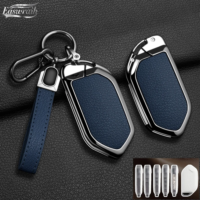 Kia Car Accessories Key Case Cover Holder - Stylish and Durable Design for Multiple Button Configurations