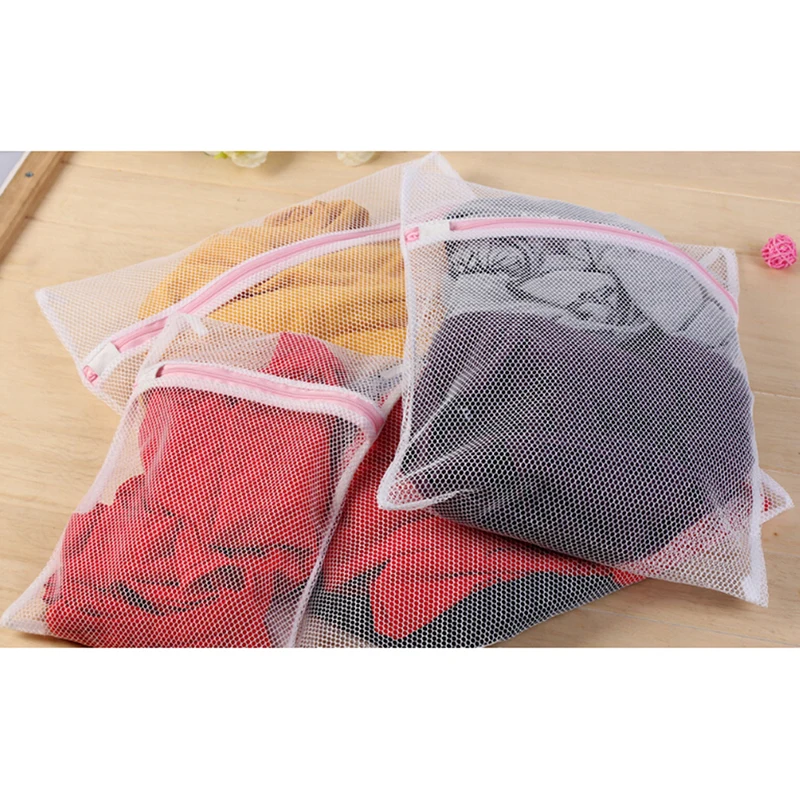 Description Picture 4 of itemLaundry Wash Bags Foldable Zippered Mesh Delicates Lingerie Bra Sock Underwear Clothes Protection Net For Washing Machine 2024