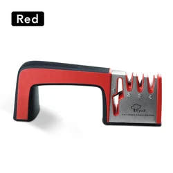 Professional 4 - Stage Knife Sharpening System - Regular (RED)