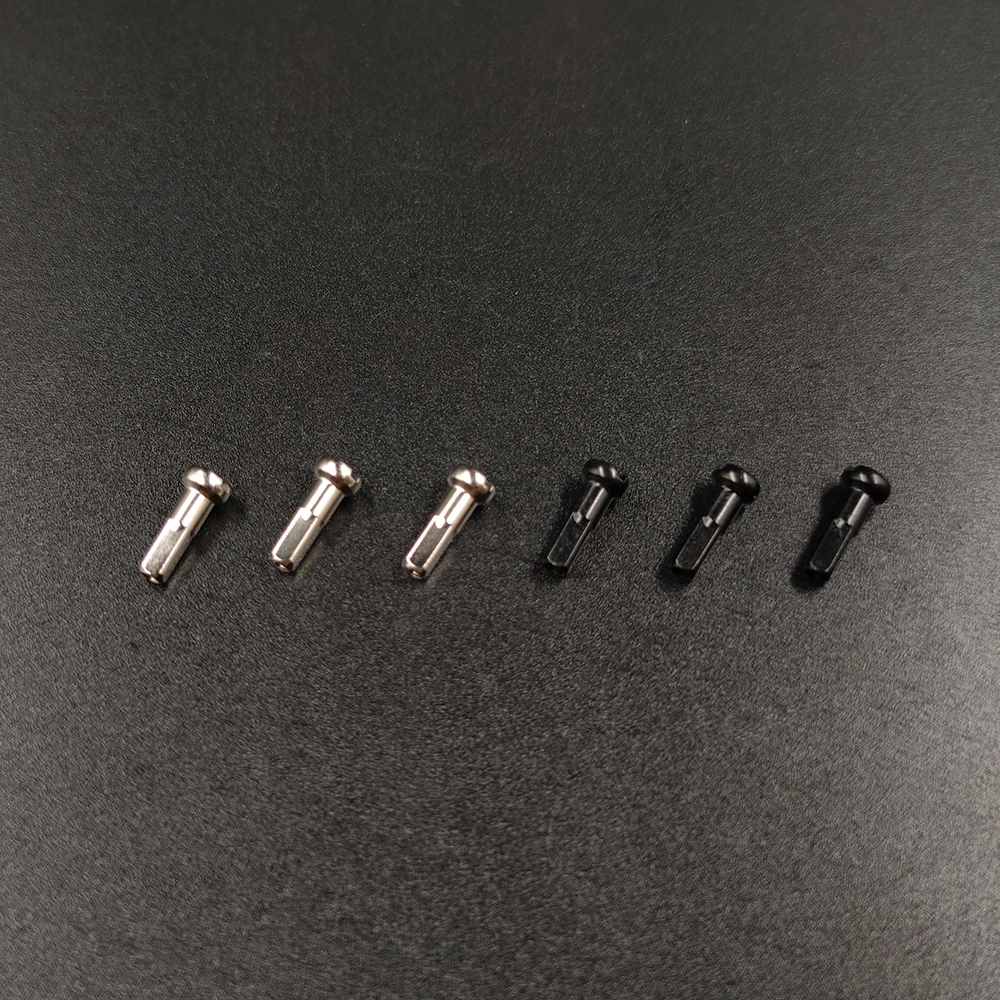 Pillar PB14 Round Head Brass Nipples 14G Gauge 12/14/16mm MTB Road Bike AM DH High Strength Spoke Nipple Black Silver 0.95g/PC