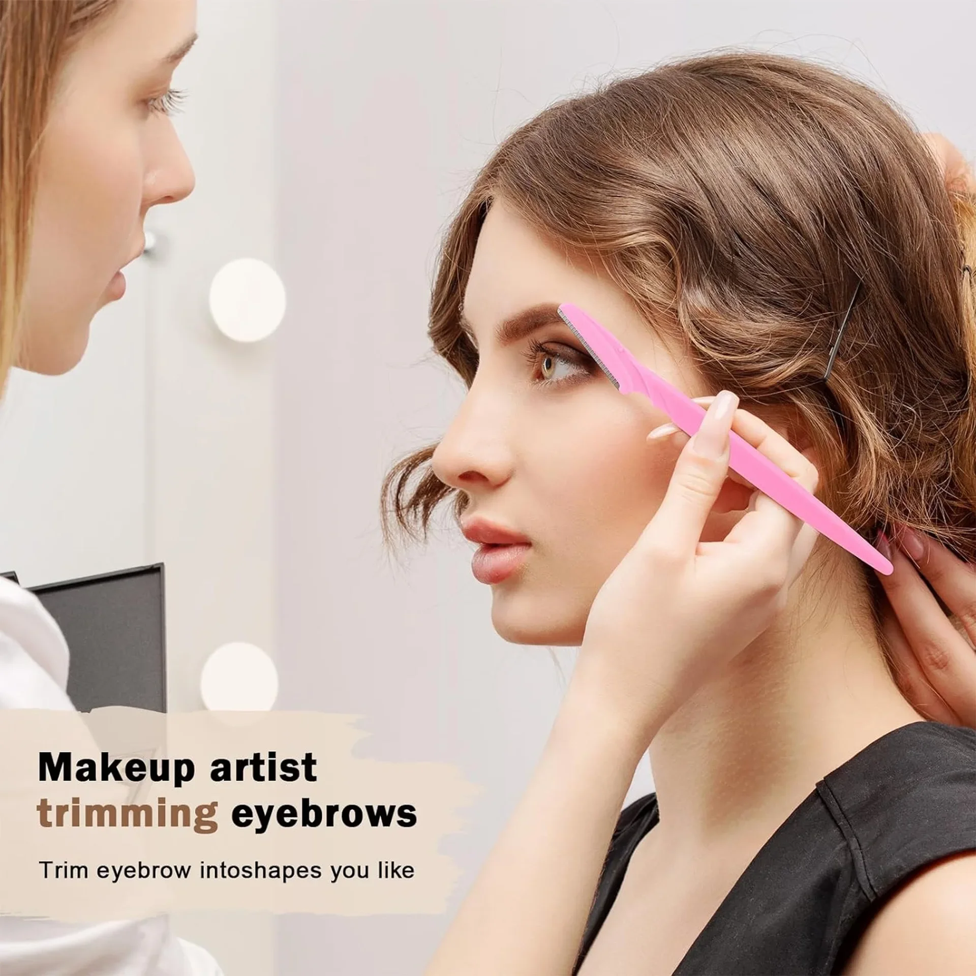 5/10/30/40pcs Woman Eyebrows Shaping Knife Trimmer Makeup Beauty Tools Safe Eye Brow Razor Face Body Hair Removal Shaver Blades