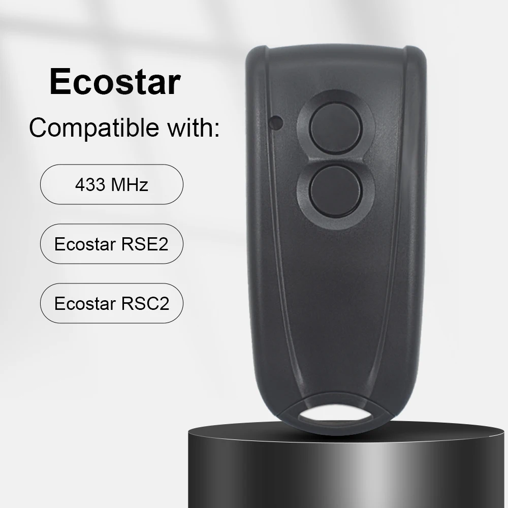 ECOSTAR RSC2 RSE2 433 Garage Gate Door Opener Remote Control Command ECOSTAR RSC 2 RSE 2 Rolling Code 433.92mhz Transmitter