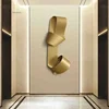 Creative Irregular Hanging Decorations Light Luxury Living Room Wall Decorations Modern Iron Corridor Room Decoration Home WW 1