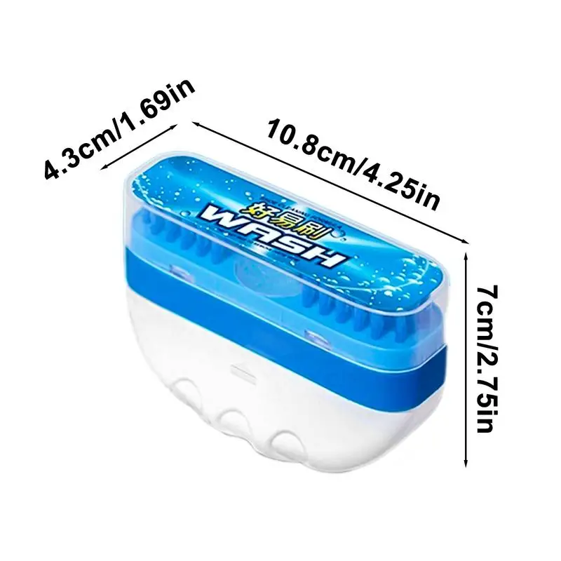 Brush For Shoes Laundry Brush Cleaning Brush Cleans Dirt And Grime From Shoes And Laundry Liquid Shoe Brush For Effective Stain 6